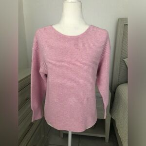 Tommy Bahama Soft Pink Ribbed Sweater